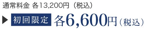 初回限定各6,600円